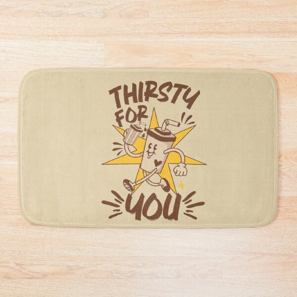 Item preview, Thirsty For You Funny Romantic Retro Joke designed and sold by CamilasPrints.