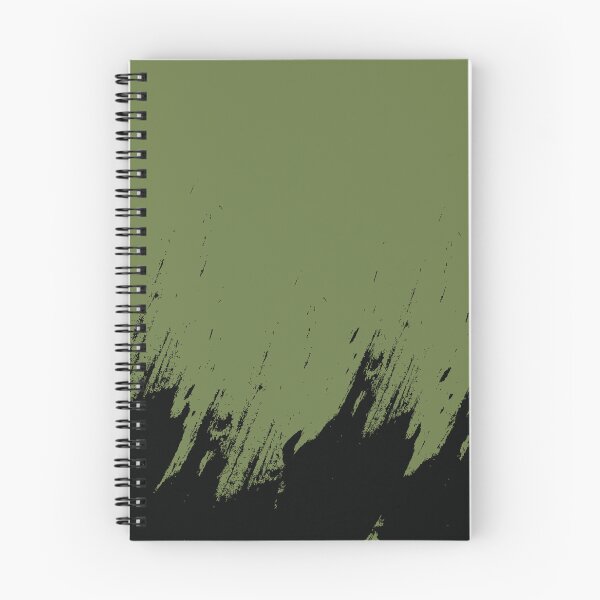 Item preview, Abstract Black Ink Splash on Powder Moss Green designed and sold by BetweenForms.