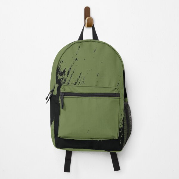 Item preview, Abstract Black Ink Splash on Powder Moss Green designed and sold by BetweenForms.
