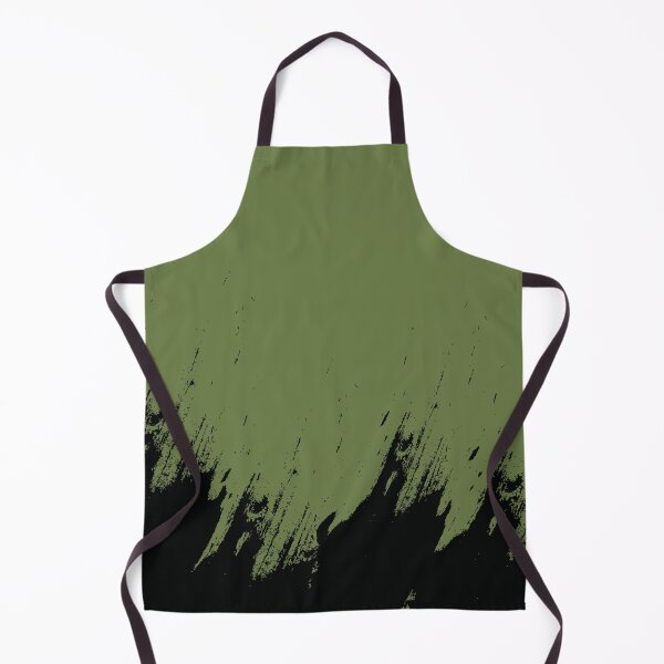 Item preview, Abstract Black Ink Splash on Powder Moss Green designed and sold by BetweenForms.