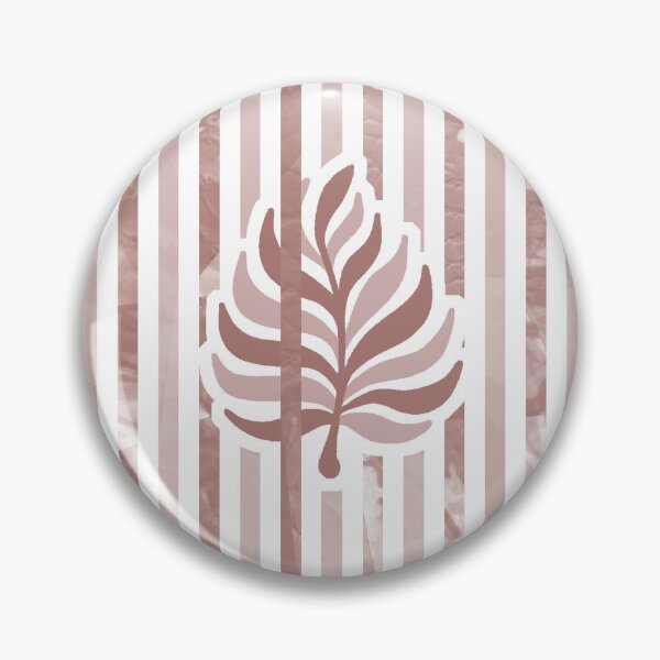Item preview, Candy Stripe Garden - Dull  Dusty Taupe designed and sold by Fabricatemyart.