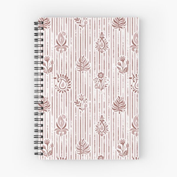Item preview, Candy Stripe Garden - Dull  Dusty Taupe designed and sold by Fabricatemyart.