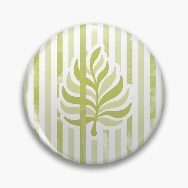 Item preview, Candy Stripe Garden - Dull  Olive Yellow designed and sold by Fabricatemyart.