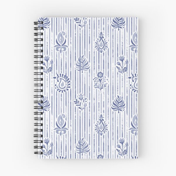Item preview, Candy Stripe Garden - Dull  Slate Blue Gray designed and sold by Fabricatemyart.
