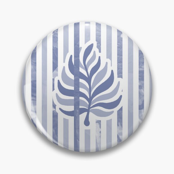 Item preview, Candy Stripe Garden - Dull  Slate Blue Gray designed and sold by Fabricatemyart.