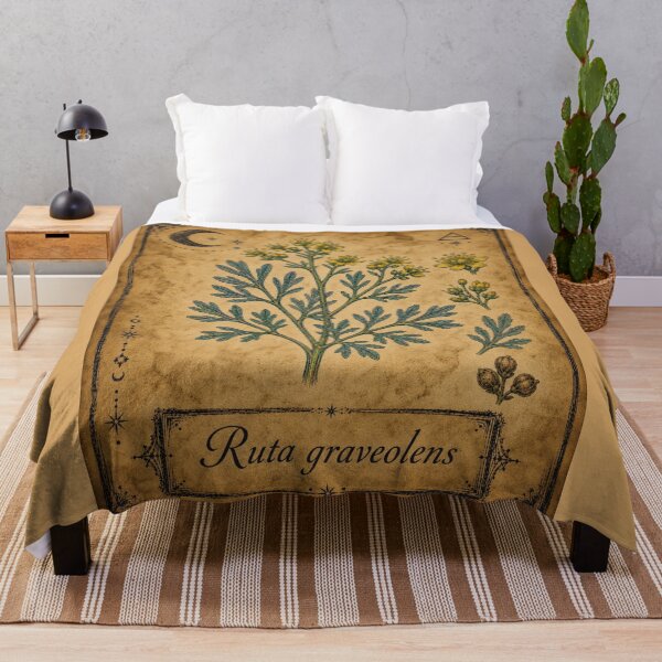 Item preview, Ruta graveolens – Witchy Herbarium Collector’s Edition designed and sold by JOANNASKAH.