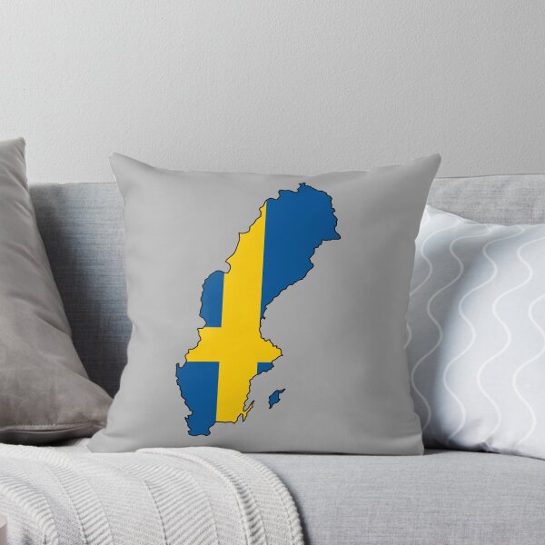 Item preview, Map of the flag of Sweden designed and sold by visual adventures.