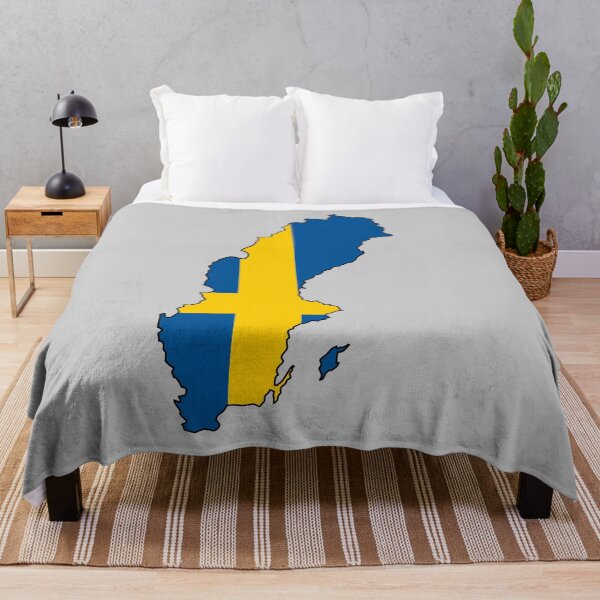 Item preview, Map of the flag of Sweden designed and sold by visual adventures.