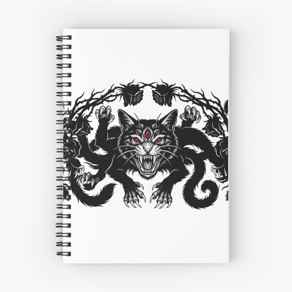 Item preview, Void Hydra Feline Blackwork designed and sold by Merch Mann.
