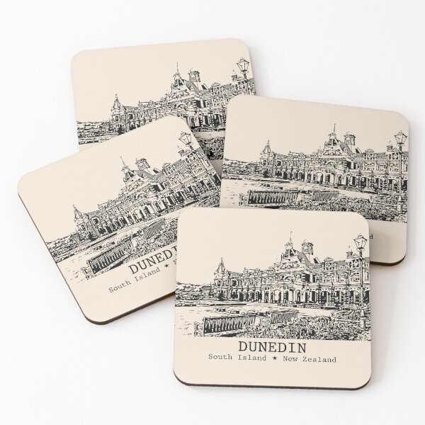 Item preview, Dunedin NZ - Vintage Ink Cityscape designed and sold by Lakeric.