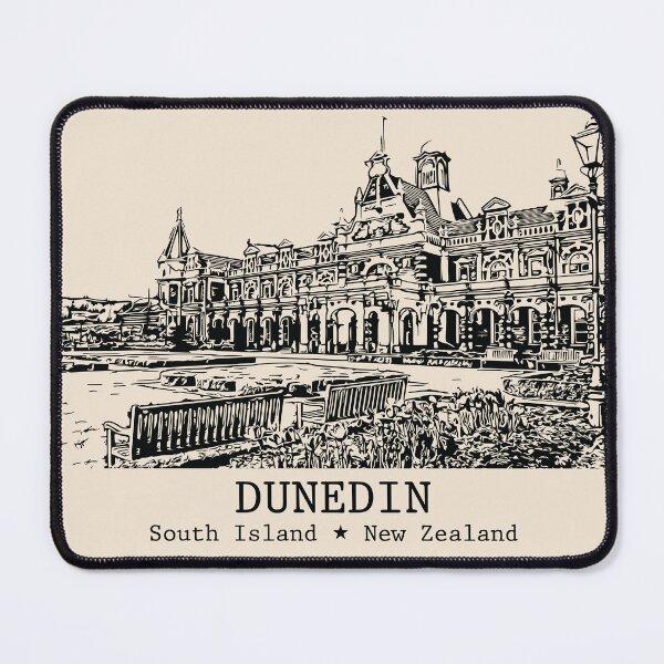 Item preview, Dunedin NZ - Vintage Ink Cityscape designed and sold by Lakeric.