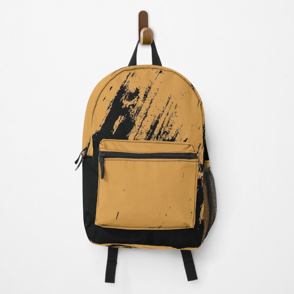 Item preview, Abstract Black Ink Splash on Amber Haze designed and sold by BetweenForms.