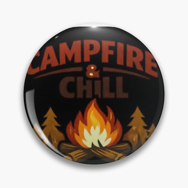 Item preview, Campfire & Chill Funny Camping Design designed and sold by ser-Ile.