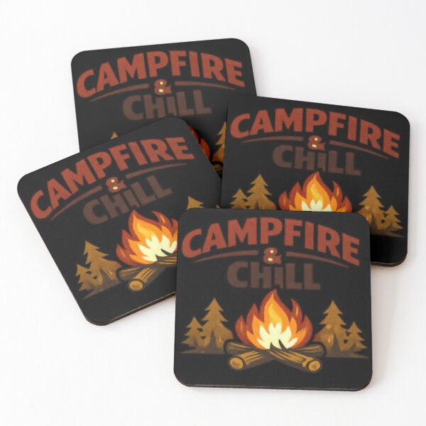 Item preview, Campfire & Chill Funny Camping Design designed and sold by ser-Ile.