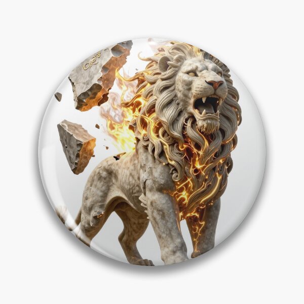 Item preview, Unleash the Beast - Shattered Stone Glowing Lion designed and sold by Chrome cinematic.