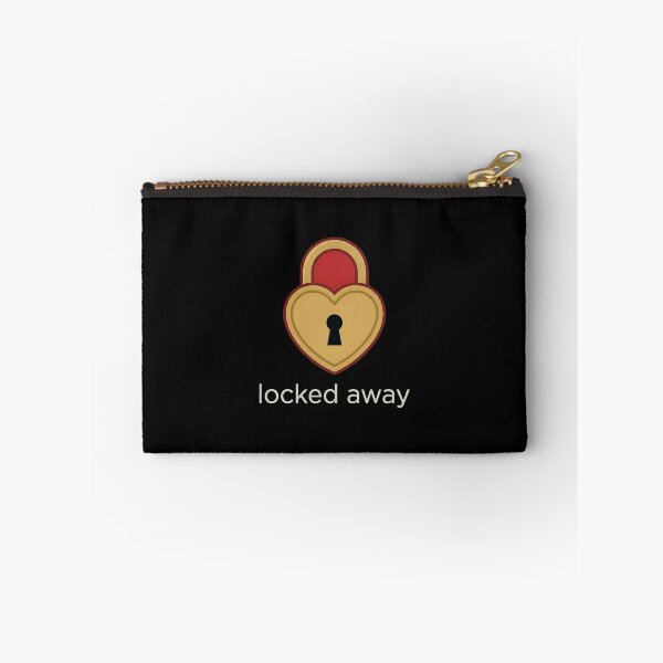 Item preview, LOCKED AWAY - Heart Padlock Love Romance designed and sold by Zazz Lee.