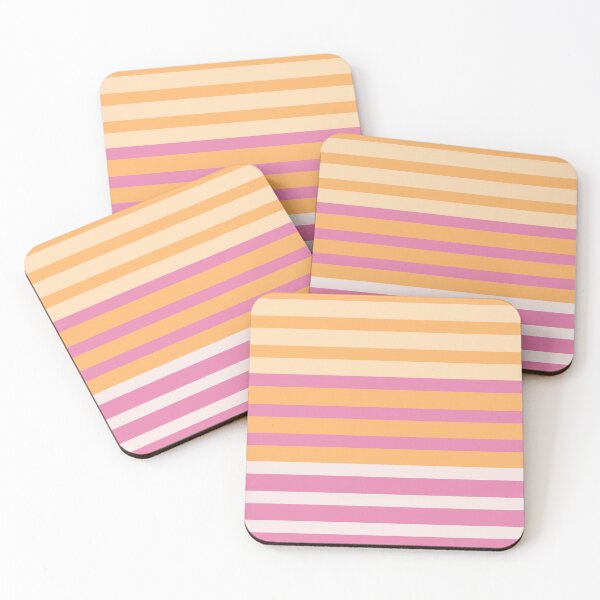 Item preview, Retro Pink and Orange Stripe designed and sold by Sharon Schwalbe.