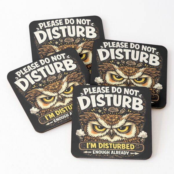Item preview, Please Do Not Disturb I’m Disturbed Enough Already Owl Shirt | Funny Introvert Meme designed and sold by Doodle ⭐⭐⭐⭐⭐.