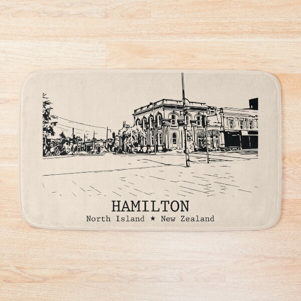 Item preview, Hamilton NZ - Vintage Ink Cityscape designed and sold by Lakeric.