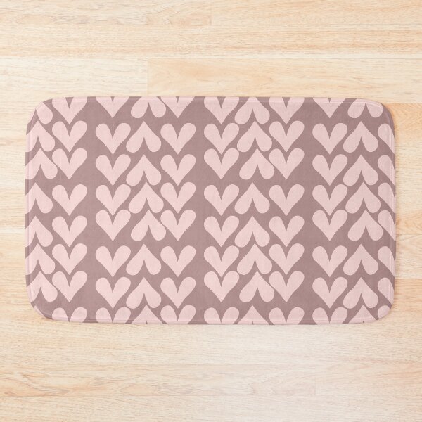 Item preview, Minimalist Pink Hearts Pattern on Black – Cute Retro Heart Art designed and sold by ​Jyoti Digital Artist.