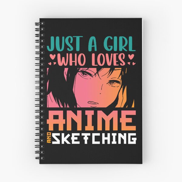 Item preview, Just A Girl Who Loves Anime & Sketching designed and sold by bella-rosa87.
