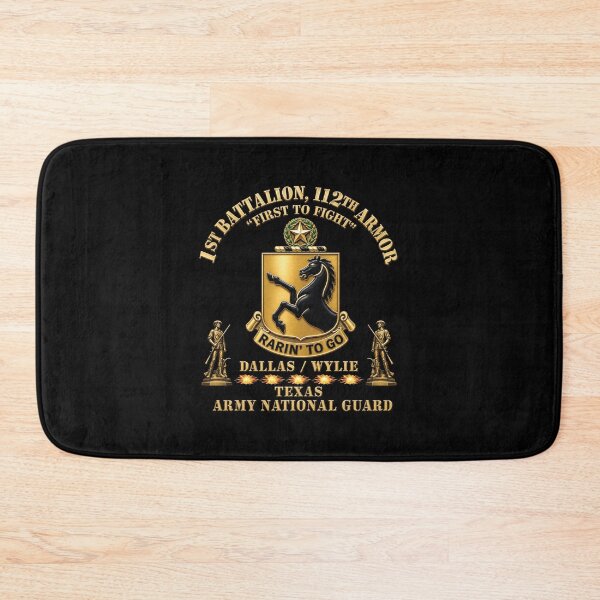 Item preview, Army - DUI - 1st Bn, 112th Armor Regiment - First to Fight - Dallas, Wylie - TXARNG w Minutemen X 300 designed and sold by Military Insignia Products.