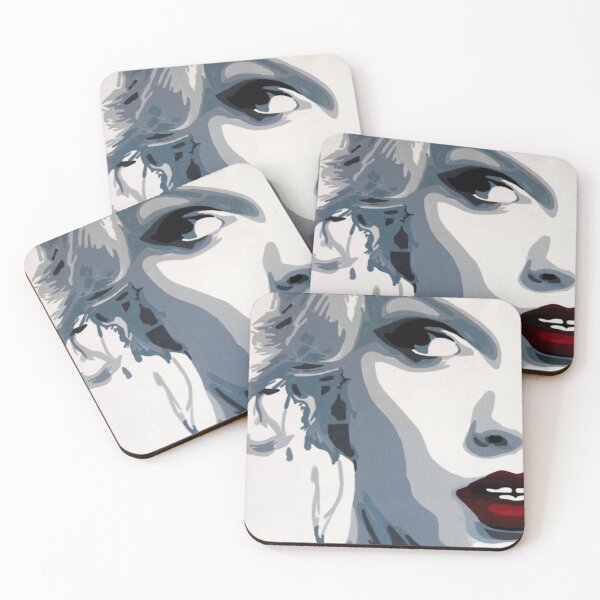 Item preview, Taylor Swift Red Lips  Monochrome Pop Art Portrait designed and sold by Vicky021.