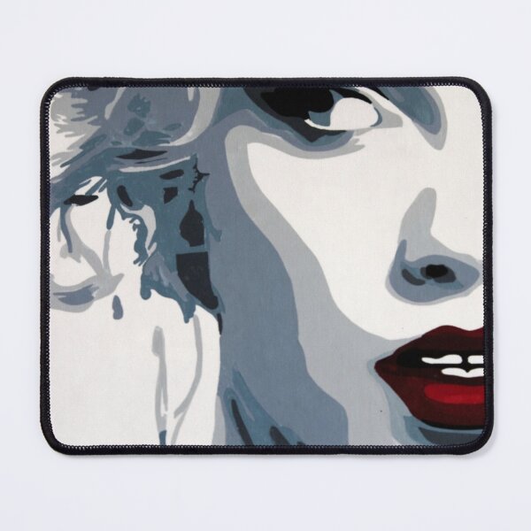 Item preview, Taylor Swift Red Lips Monochrome Pop Art Portrait designed and sold by Vicky021.