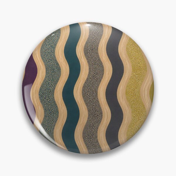 Item preview, Boho Wave Lines Pattern designed and sold by trendspatterns.
