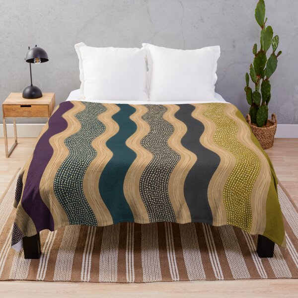 Item preview, Boho Wave Lines Pattern designed and sold by trendspatterns.