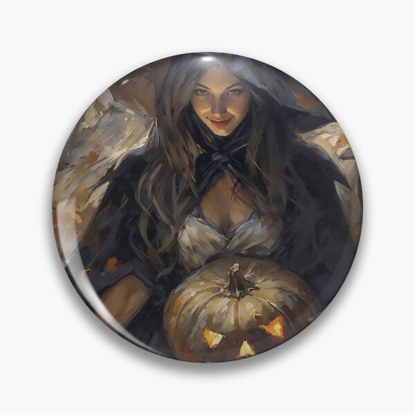 Item preview, Coquette Witch Halloween Jack O Lantern Autumn Art designed and sold by DarkHolyQueen.