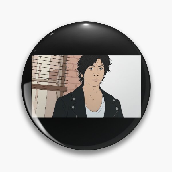 Item preview, Anime Man in Black Leather Jacket designed and sold by KaleChub.