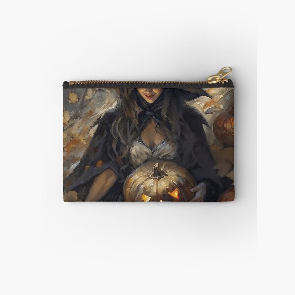 Item preview, Coquette Witch Halloween Jack O Lantern Autumn Art designed and sold by DarkHolyQueen.