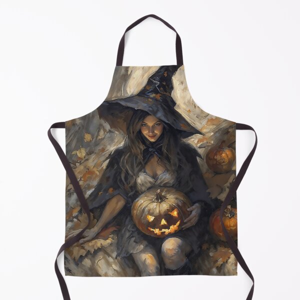 Item preview, Coquette Witch Halloween Jack O Lantern Autumn Art designed and sold by DarkHolyQueen.