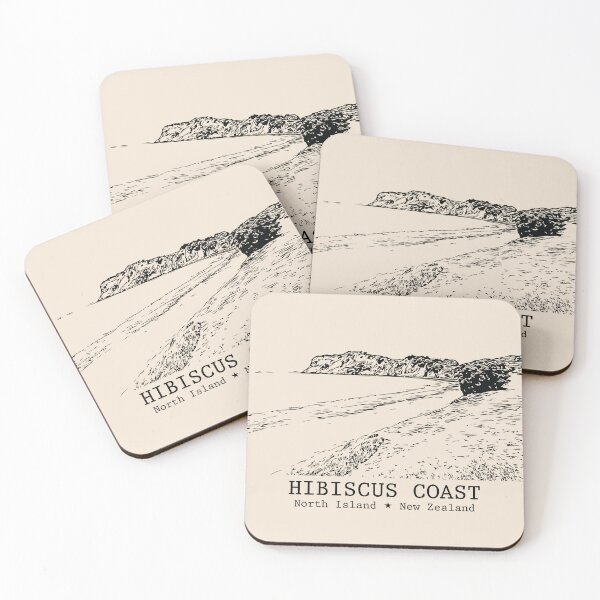 Item preview, Hibiscus Coast NZ - Vintage Ink Cityscape designed and sold by Lakeric.