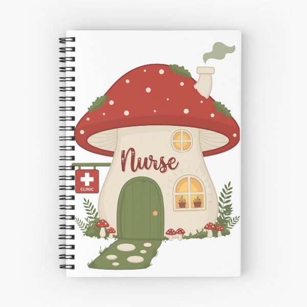 Item preview, Cottagecore Mushroom Nurse Shirt | Cute Nurse Gift designed and sold by diegomenjivar92.