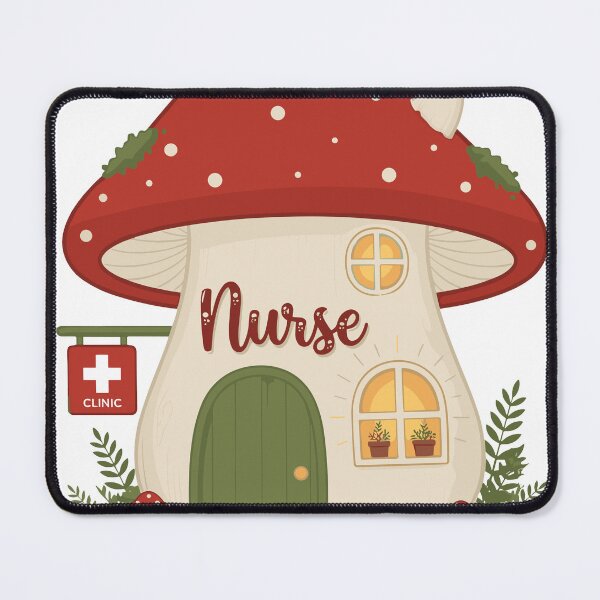 Item preview, Cottagecore Mushroom Nurse Shirt | Cute Nurse Gift designed and sold by diegomenjivar92.