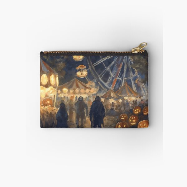 Item preview, Dark Carnival Halloween Ferris Wheel Pumpkin Art designed and sold by DarkHolyQueen.