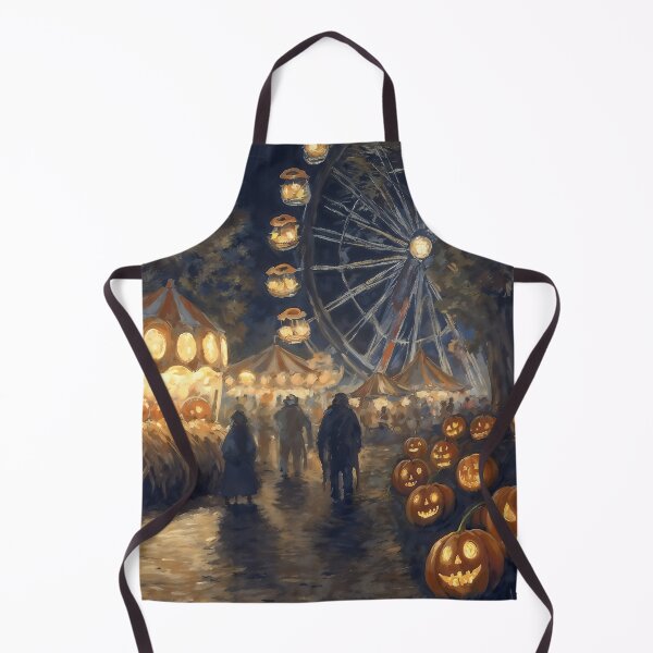 Item preview, Dark Carnival Halloween Ferris Wheel Pumpkin Art designed and sold by DarkHolyQueen.