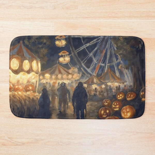Item preview, Dark Carnival Halloween Ferris Wheel Pumpkin Art designed and sold by DarkHolyQueen.