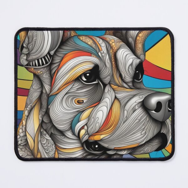 Item preview, Abstract dog art designed and sold by ZeusGallery.