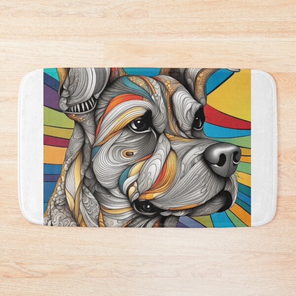 Item preview, Abstract dog art designed and sold by ZeusGallery.