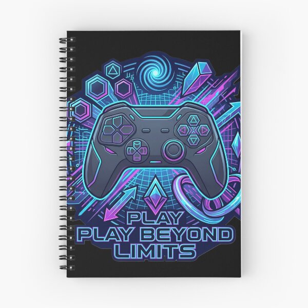 Item preview, Play Beyond Limits Neon Gaming Controller Cyberpunk Gamer T-Shirt | Esports Gaming Design designed and sold by Bhaskar Digital Art.