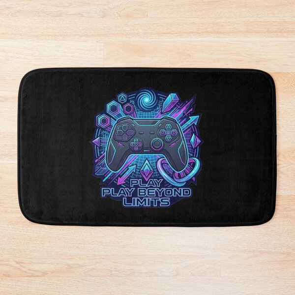 Item preview, Play Beyond Limits Neon Gaming Controller Cyberpunk Gamer T-Shirt | Esports Gaming Design designed and sold by Bhaskar Digital Art.