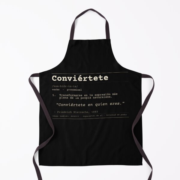 Item preview, Become who you are Nietzsche Dark Spanish dictionary designed and sold by Will-to-Power.