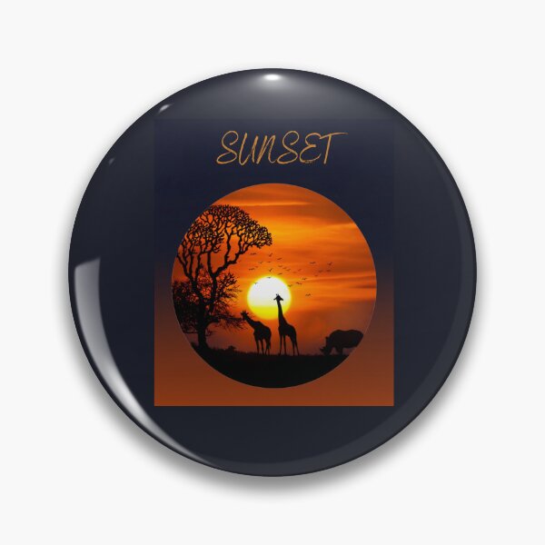 Item preview, Sunset Africa T-shirt Gifts designed and sold by ZemVibe.