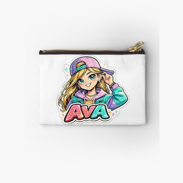 Item preview, Ava – Cute Anime Girl Name designed and sold by AlexLineArt.