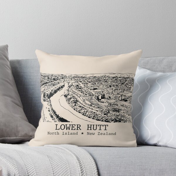 Item preview, Lower Hutt NZ - Vintage Ink Cityscape designed and sold by Lakeric.