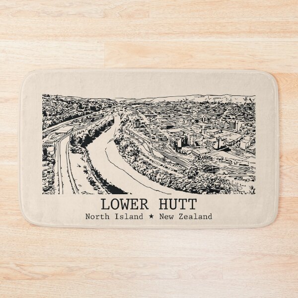 Item preview, Lower Hutt NZ - Vintage Ink Cityscape designed and sold by Lakeric.