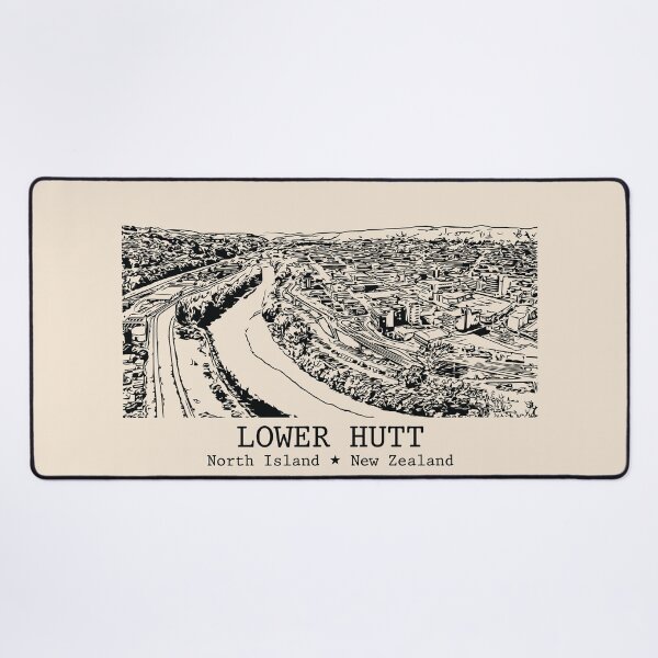 Item preview, Lower Hutt NZ - Vintage Ink Cityscape designed and sold by Lakeric.
